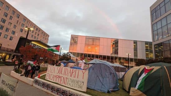 Gaza solidarity encampments under attack